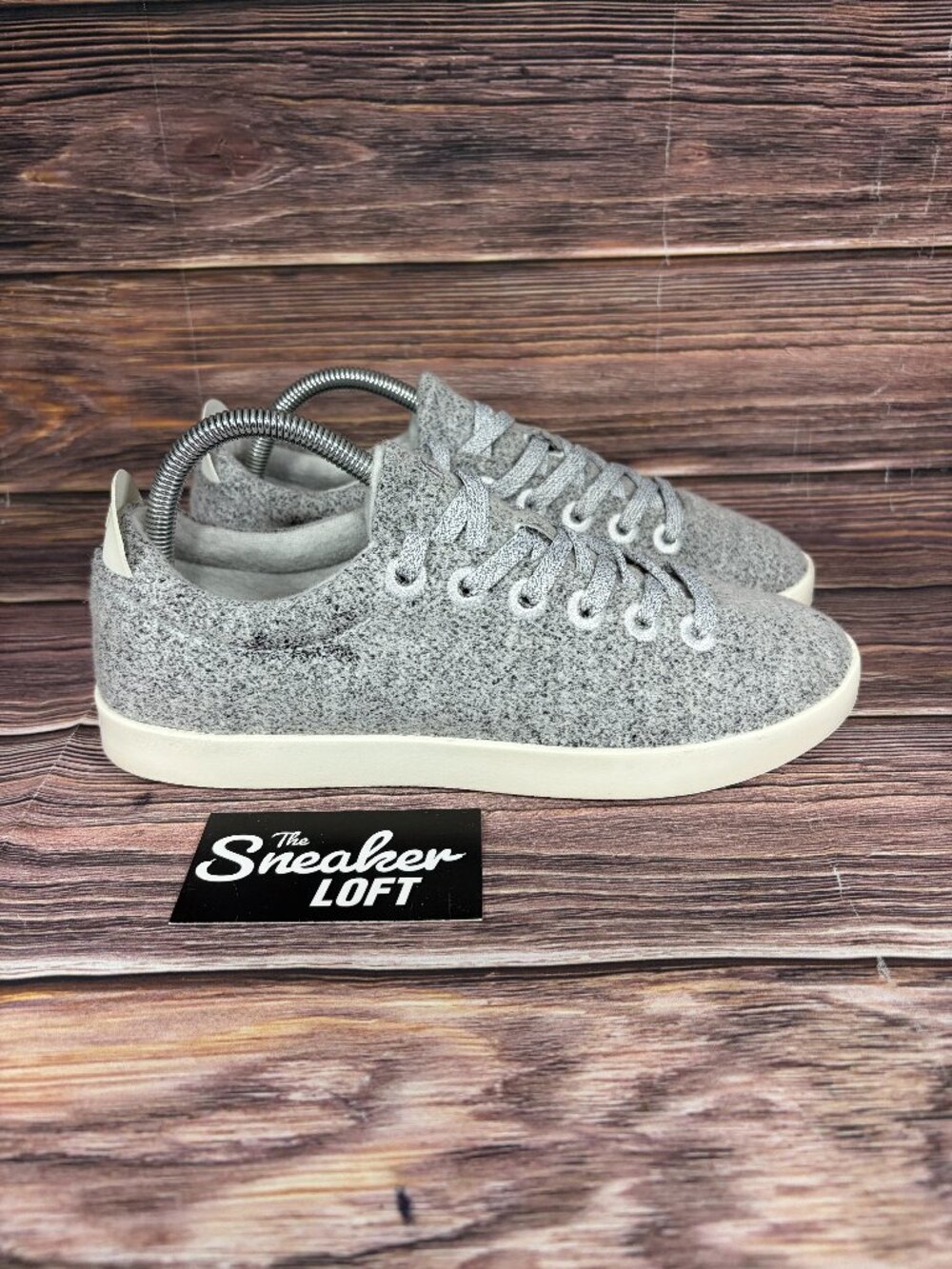 Allbirds Women's‎ Wool Pipers Gray Comfort Lace Up Sneakers Size 10